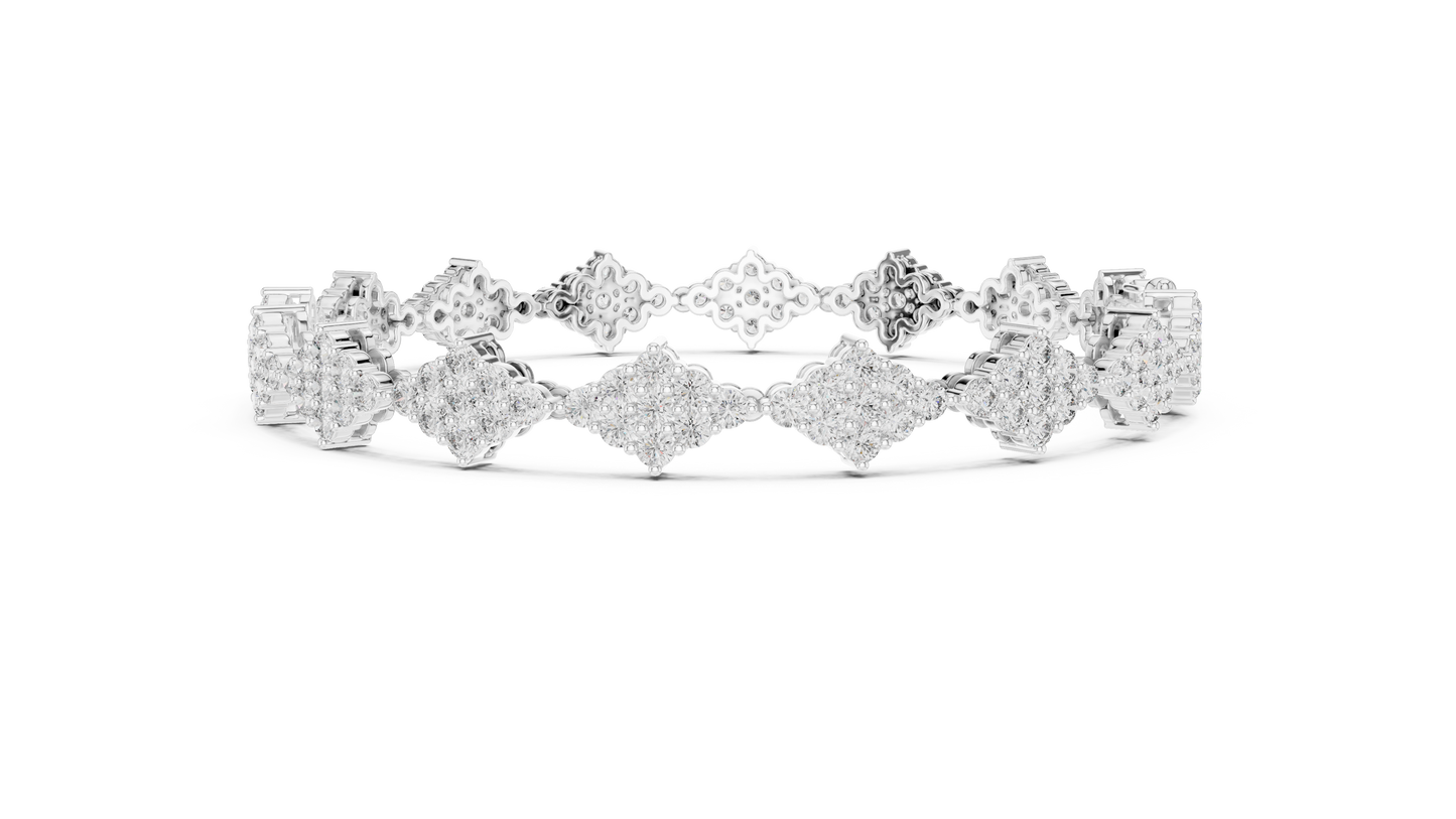 Radiant Floral Symphony Bracelet