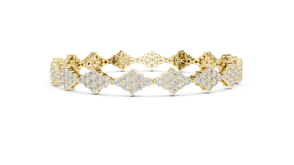 Radiant Floral Symphony Bracelet