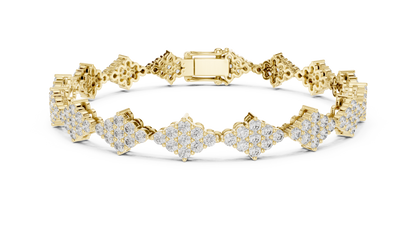 Radiant Floral Symphony Bracelet