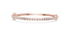 Center Glow Diamond Bracelet – Elegant Halo Style