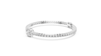 Center Glow Diamond Bracelet – Elegant Halo Style