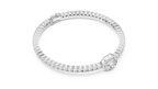 Center Glow Diamond Bracelet – Elegant Halo Style