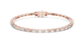 Linear Baguette Diamond Bracelet – Sleek & Stylish