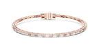 Linear Baguette Diamond Bracelet – Sleek & Stylish