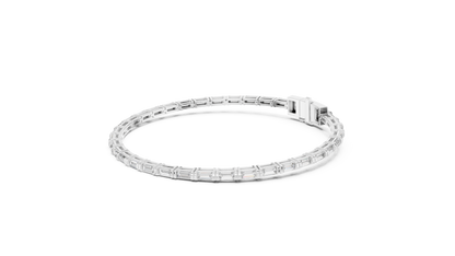 Linear Baguette Diamond Bracelet – Sleek & Stylish