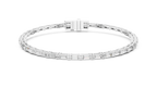 Linear Baguette Diamond Bracelet – Sleek & Stylish