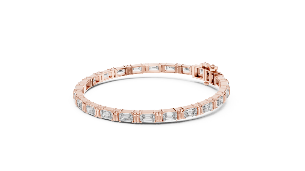 Prism Segment Diamond Bracelet