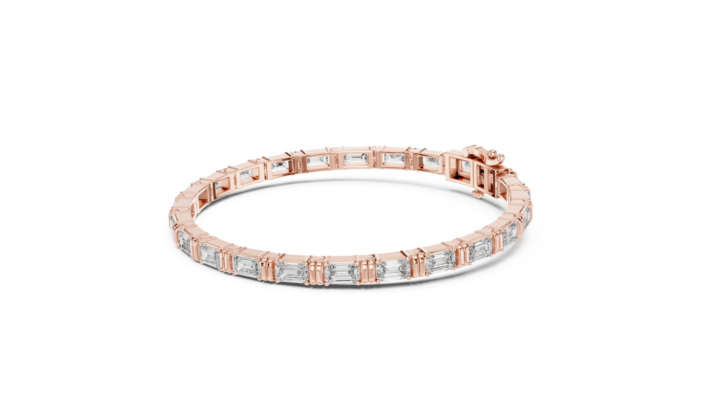 Prism Segment Diamond Bracelet