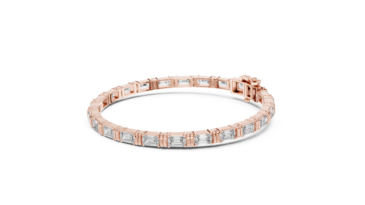 Prism Segment Diamond Bracelet