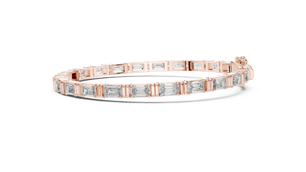 Prism Segment Diamond Bracelet