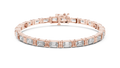Prism Segment Diamond Bracelet
