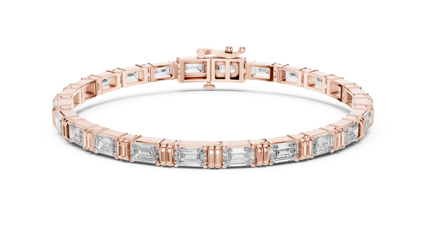Prism Segment Diamond Bracelet