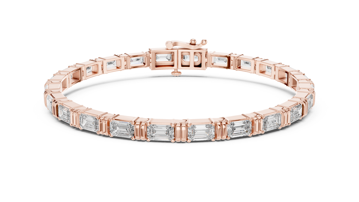 Prism Segment Diamond Bracelet