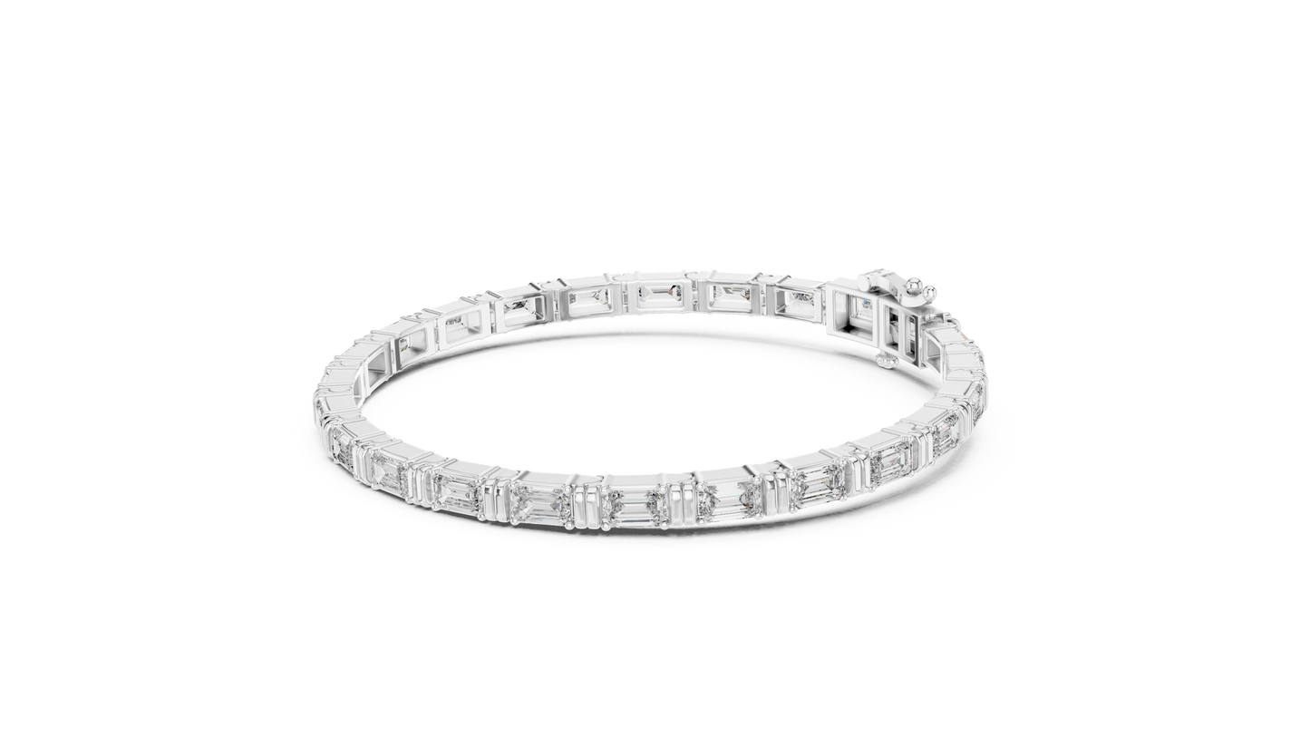 Prism Segment Diamond Bracelet
