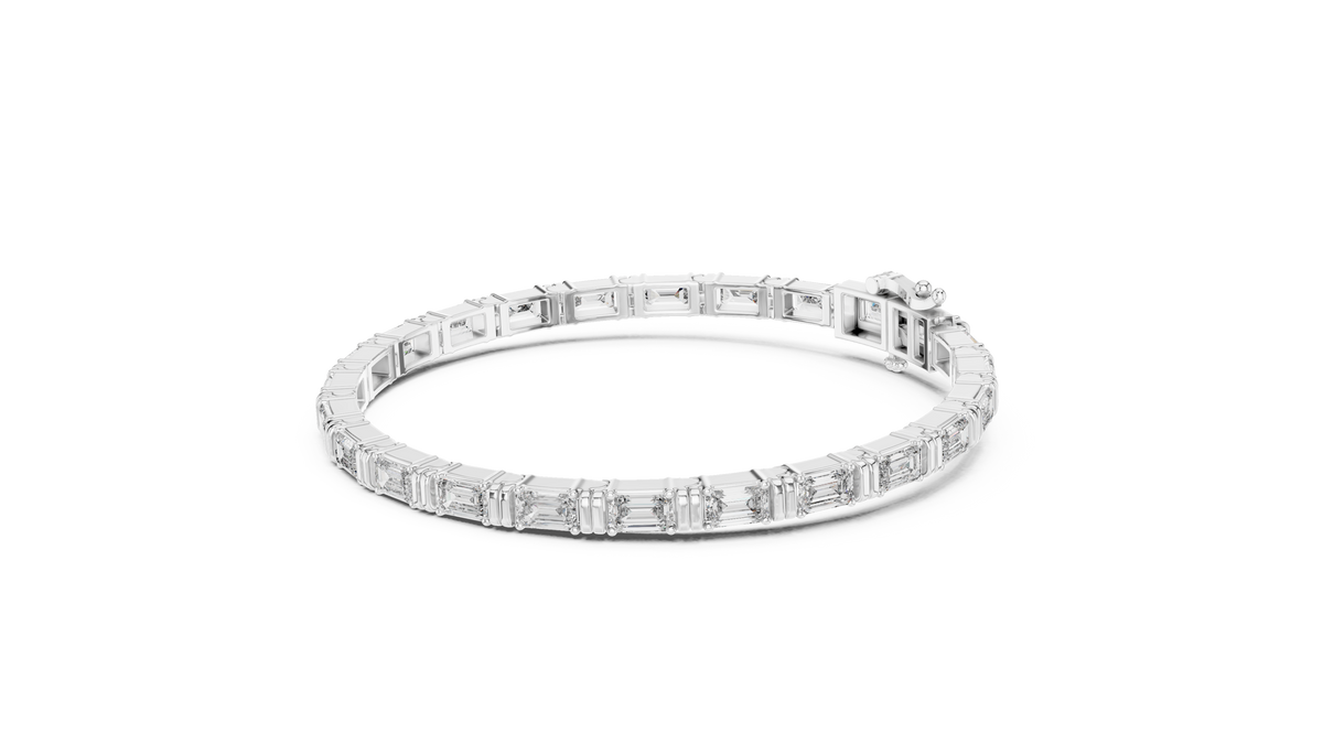 Prism Segment Diamond Bracelet