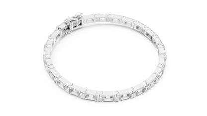 Prism Segment Diamond Bracelet