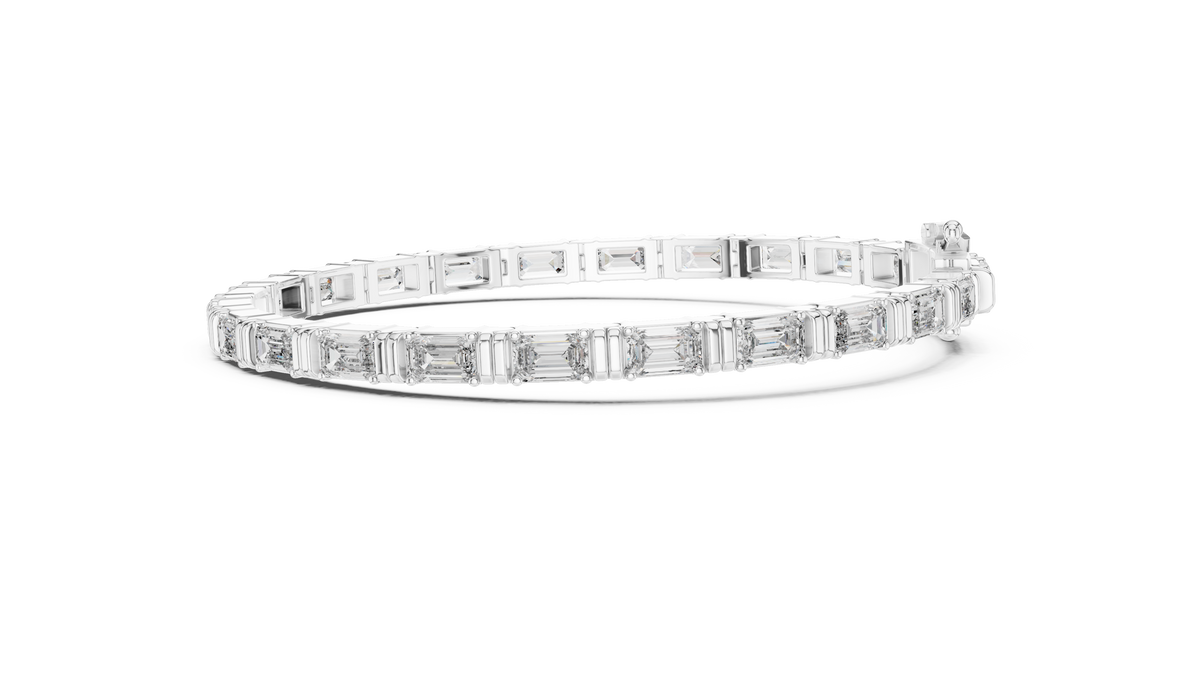 Prism Segment Diamond Bracelet