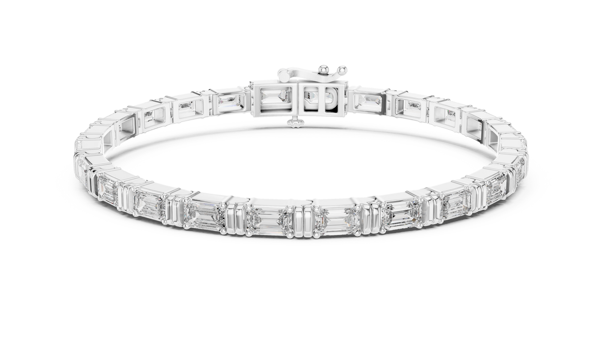 Prism Segment Diamond Bracelet