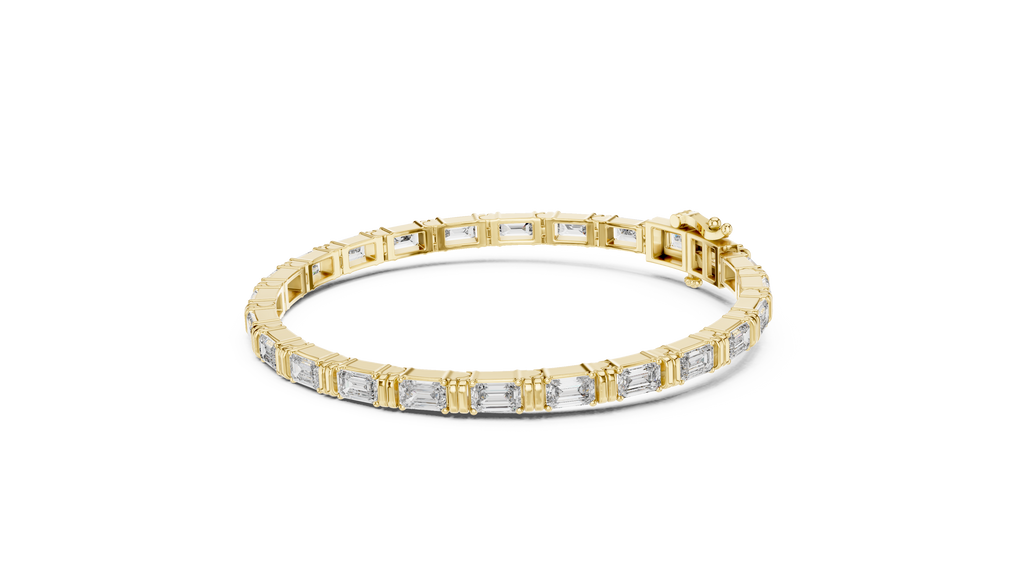 Prism Segment Diamond Bracelet