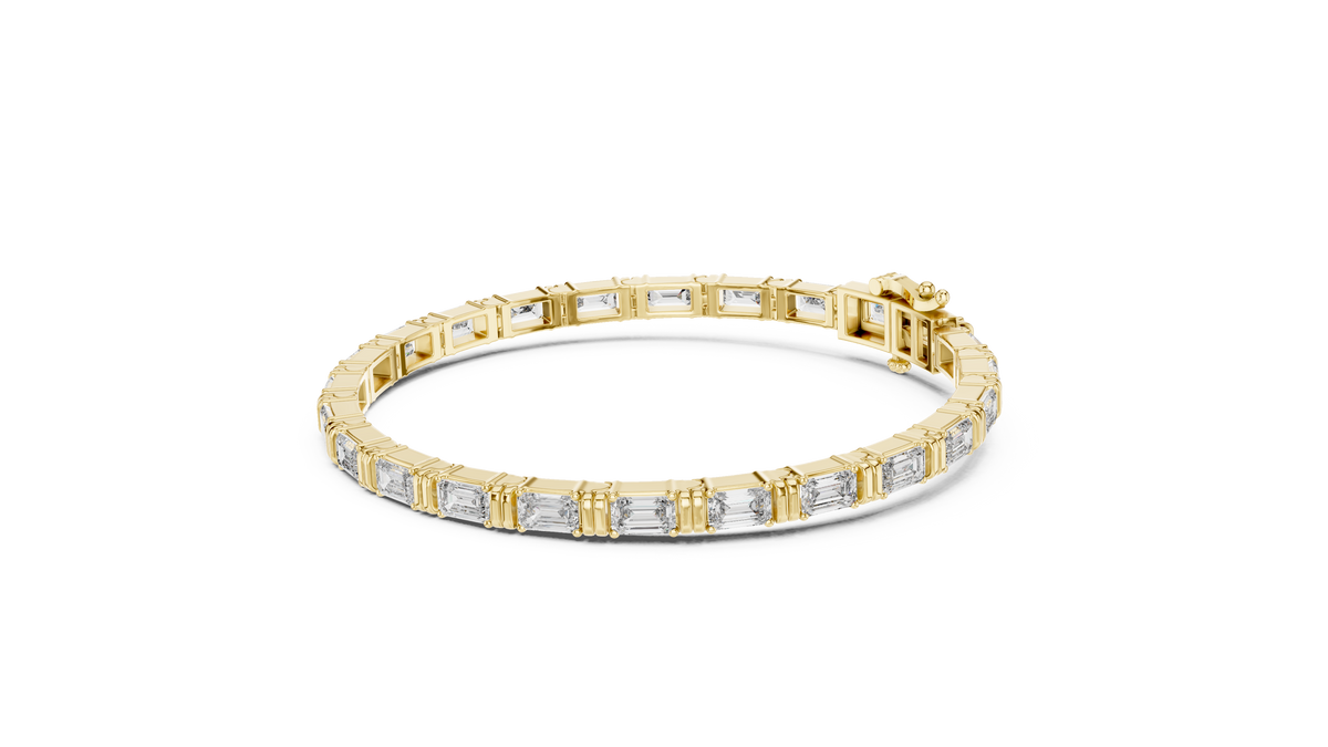 Prism Segment Diamond Bracelet