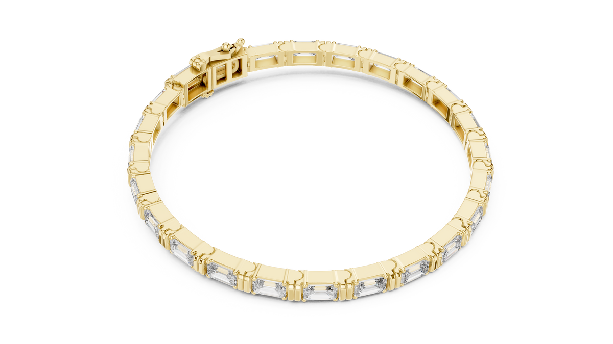 Prism Segment Diamond Bracelet