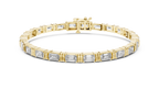 Prism Segment Diamond Bracelet