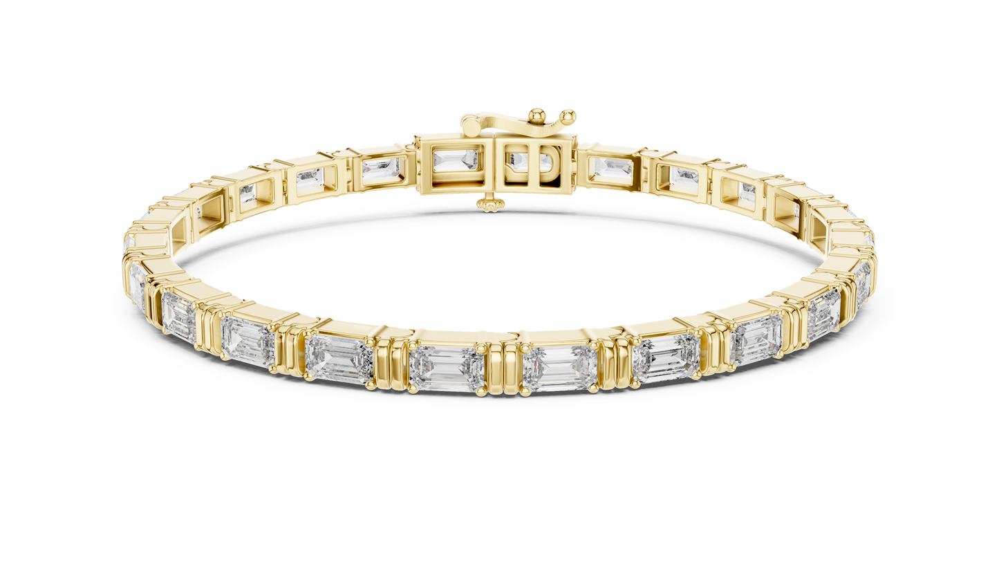 Prism Segment Diamond Bracelet