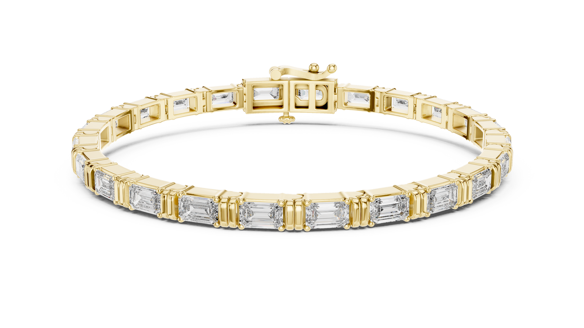 Prism Segment Diamond Bracelet