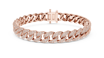 Premium Cuban Chain Diamond Bracelet