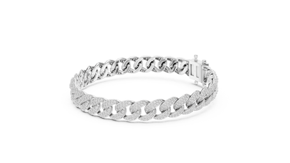 Premium Cuban Chain Diamond Bracelet