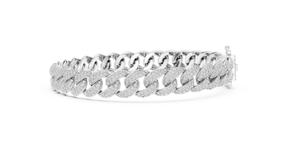 Premium Cuban Chain Diamond Bracelet
