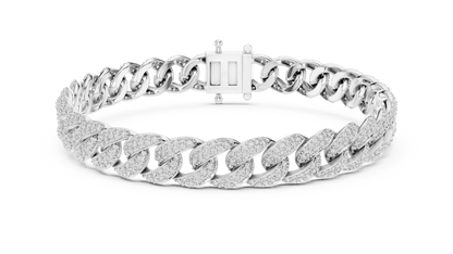 Premium Cuban Chain Diamond Bracelet