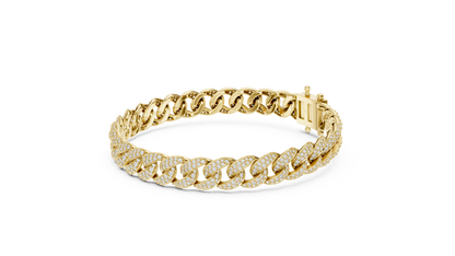 Premium Cuban Chain Diamond Bracelet