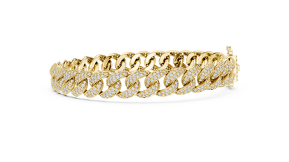 Premium Cuban Chain Diamond Bracelet