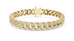 Premium Cuban Chain Diamond Bracelet