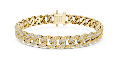 Premium Cuban Chain Diamond Bracelet