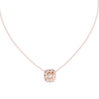 Elegant Cushion Diamond Cluster Necklace for Women