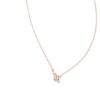 Fine Jewelry Butterfly Motif Diamond Necklac