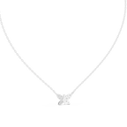 Fine Jewelry Butterfly Motif Diamond Necklac