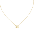 Fine Jewelry Butterfly Motif Diamond Necklac