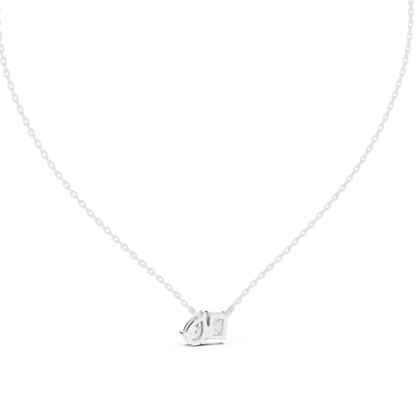 Fine Jewelry Two Stone Diamond Pendant in Rose Gold
