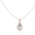 Fine Jewelry Teardrop Diamond Necklace for Women