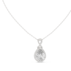 Fine Jewelry Teardrop Diamond Necklace for Women
