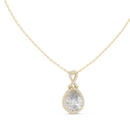 Fine Jewelry Teardrop Diamond Necklace for Women