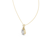 Fine Jewelry Teardrop Diamond Necklace for Women