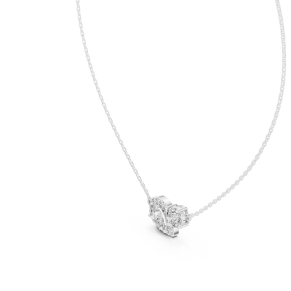 Rose Gold Dual Stone Pendant