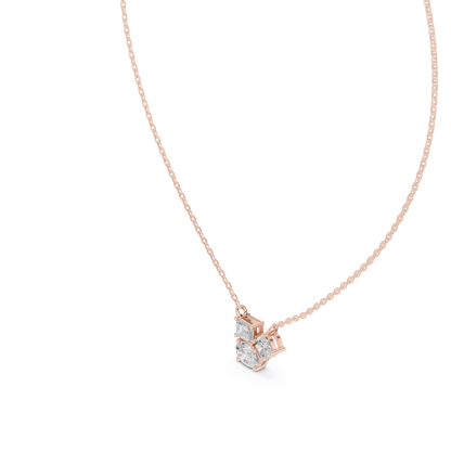 Classic Trio Diamond Necklace – Timeless Gold Jewelry
