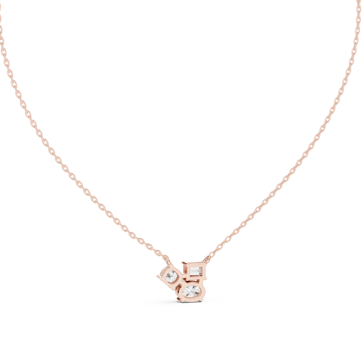 Classic Trio Diamond Necklace – Timeless Gold Jewelry