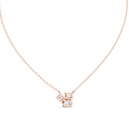 Classic Trio Diamond Necklace – Timeless Gold Jewelry