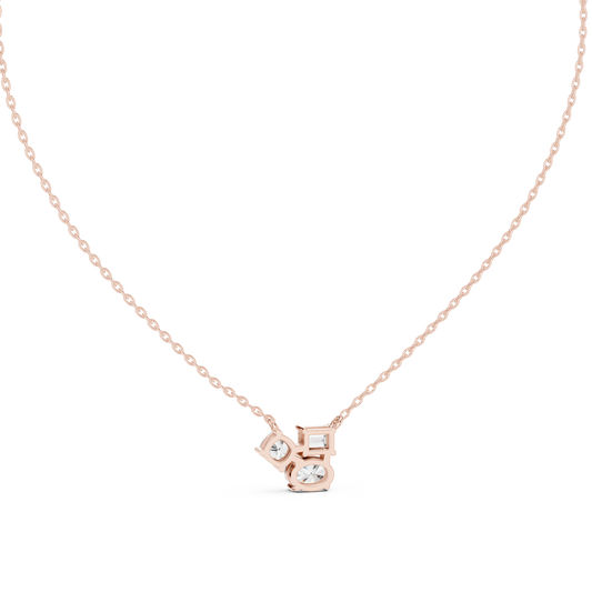 Classic Trio Diamond Necklace – Timeless Gold Jewelry